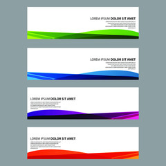 Vector Abstract design banner web template