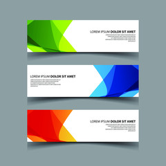 Vector Abstract design banner web template