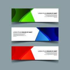 Vector Abstract design banner web template