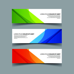 Vector Abstract design banner web template