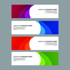 Vector Abstract design banner web template