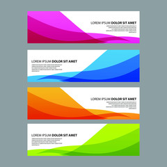 Vector Abstract design banner web template