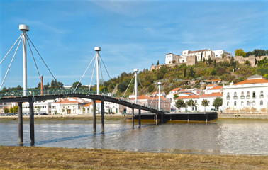 Obraz premium Castle Bridge of Alcacer do Sal in Sebutal, Portugal