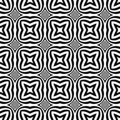 Geometric seamless pattern, seamless trellis pattern, black and white geometric ornament, seamless overlay texture, vector illustration.