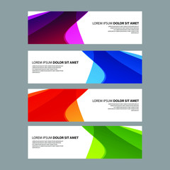 Vector Abstract design banner web template