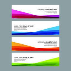Vector Abstract design banner web template