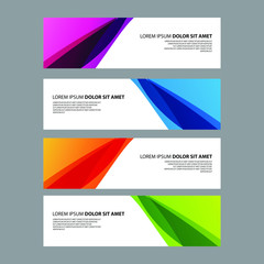 Vector Abstract design banner web template