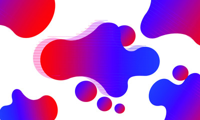 Liquid shape colorful abstract background
