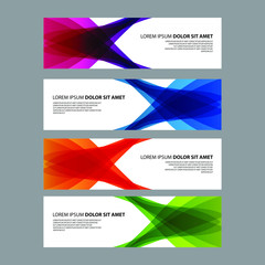 Vector Abstract design banner web template