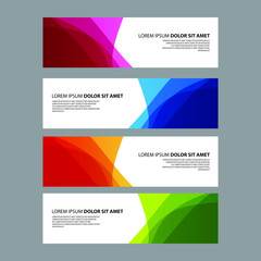 Vector Abstract design banner web template