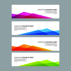 Naklejka premium Vector Abstract design banner web templateVector Abstract design banner web templateVector Abstract design banner web template