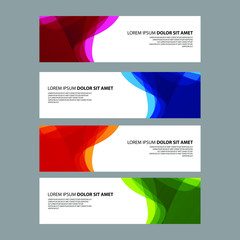 Fototapeta premium Vector Abstract design banner web templateVector Abstract design banner web templateVector Abstract design banner web template