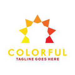 Obraz premium Colorful Logo Design Inspiration For Business And Company