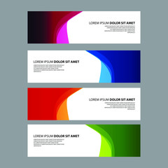 Fototapeta premium Vector Abstract design banner web templateVector Abstract design banner web templateVector Abstract design banner web template