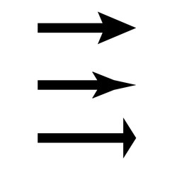 Black Arrow icon set vector illustration. Flat and modern cursor and arrows collection, next web page objects for design. Concept digital interface symbol isolated on white background