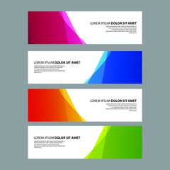 Vector Abstract design banner web templateVector Abstract design banner web templateVector Abstract design banner web template