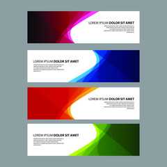 Fototapeta premium Vector Abstract design banner web templateVector Abstract design banner web templateVector Abstract design banner web template