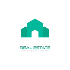 real estate logo design vector