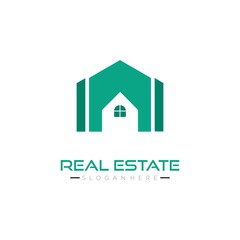 real estate logo design vector