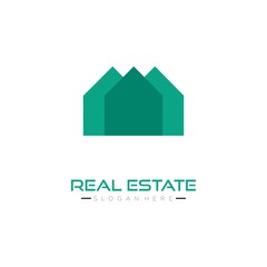real estate logo design vector