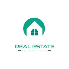 real estate logo design vector