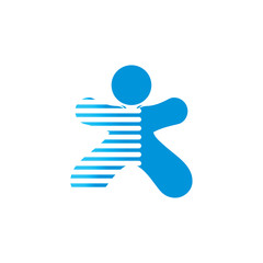 Creative mind icons, human brain, human head, people symbol, connections,  vector logo