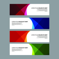 Vector Abstract design banner web template