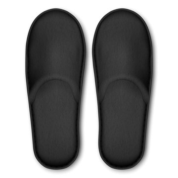 Black deals hotel slippers