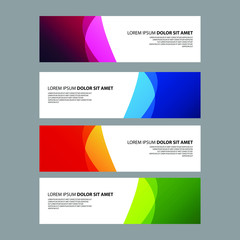 Vector Abstract design banner web template