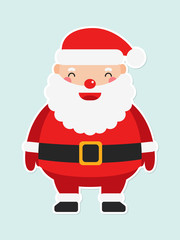 Santa Claus Vector. Cartoon Santa Claus. Christmas 2019. - 300780383