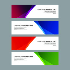 Vector Abstract design banner web template