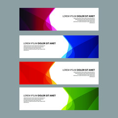 Vector Abstract design banner web template