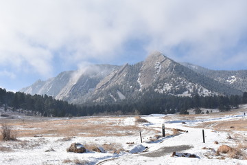 Flatirons in Boulder Colorado