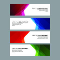 Vector Abstract design banner web template