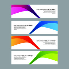 Vector Abstract design banner web template