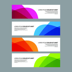 Vector Abstract design banner web template