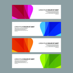 Vector Abstract design banner web template