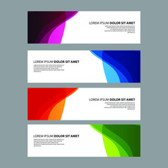 Vector Abstract design banner web template