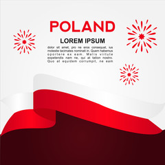 Poland Independence Day Vector Design Template