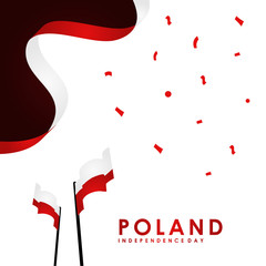 Poland Independence Day Vector Design Template