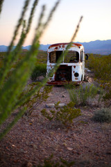 Abandoned Truck Mexican Border