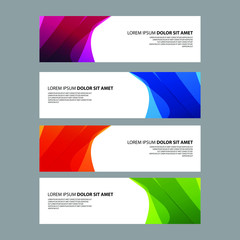 Vector Abstract design banner web template