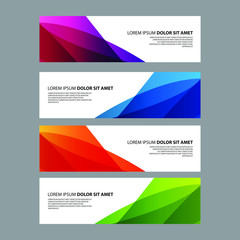 Vector Abstract design banner web template