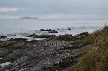 Fototapeta na wymiar Fife coastal walk from Kirkcaldy,on a November evening