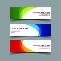Vector Abstract design banner web template