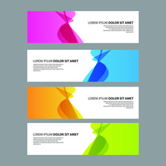 Vector Abstract design banner web template