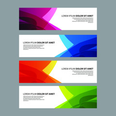 Vector Abstract design banner web template