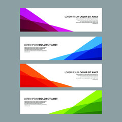 Vector Abstract design banner web template