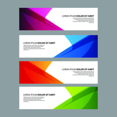 Vector Abstract design banner web template