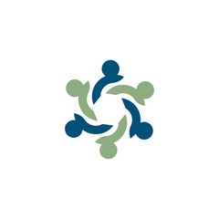 Fototapeta na wymiar Community logo template vector icon